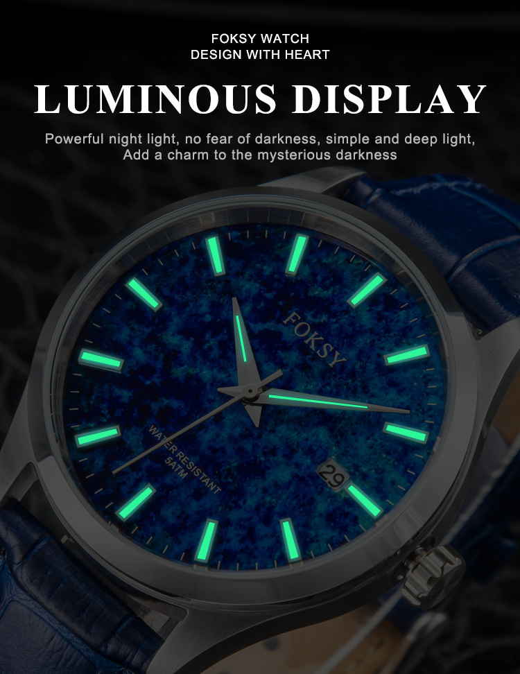 Luminousblue watches