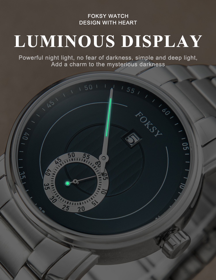 Jump hour wristwatch business automatic watch