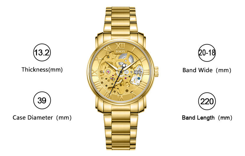 gold male watches