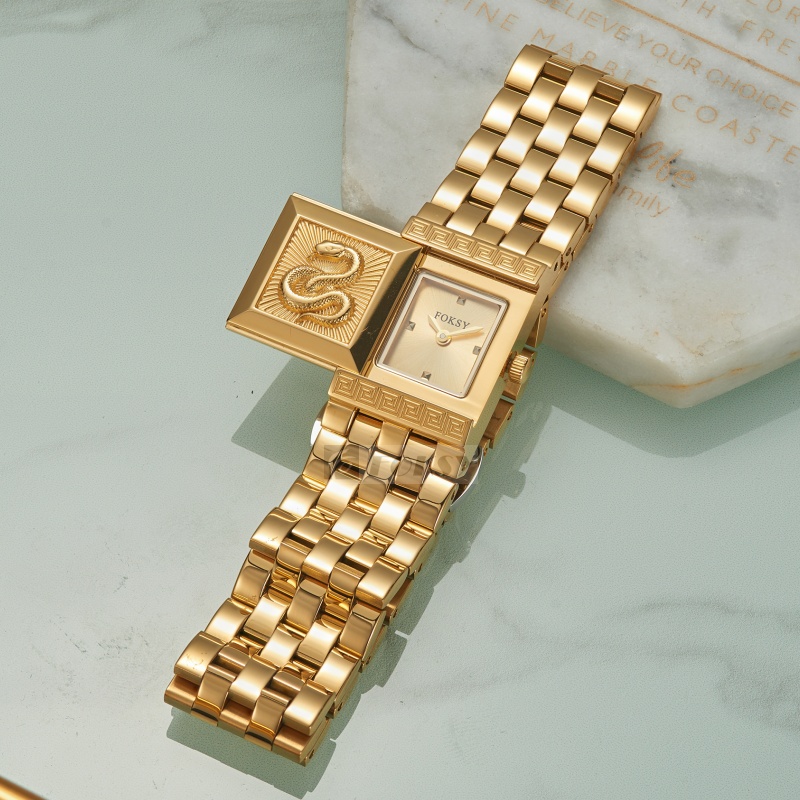 Lion or Snake Animal Face custom Watches 