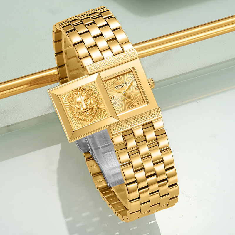 Lion or Snake Animal Face custom Watches 
