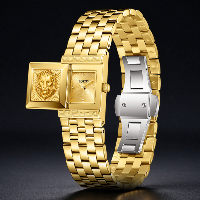 Lion or Snake Animal Face custom Watches 