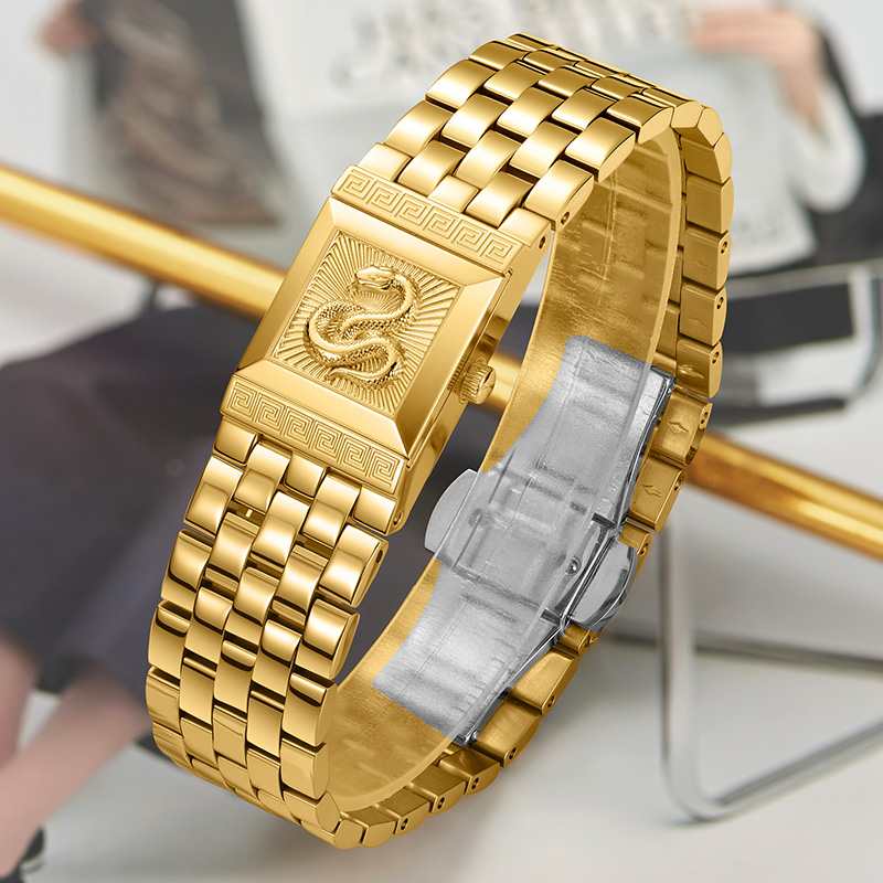 Lion or Snake Animal Face custom Watches 