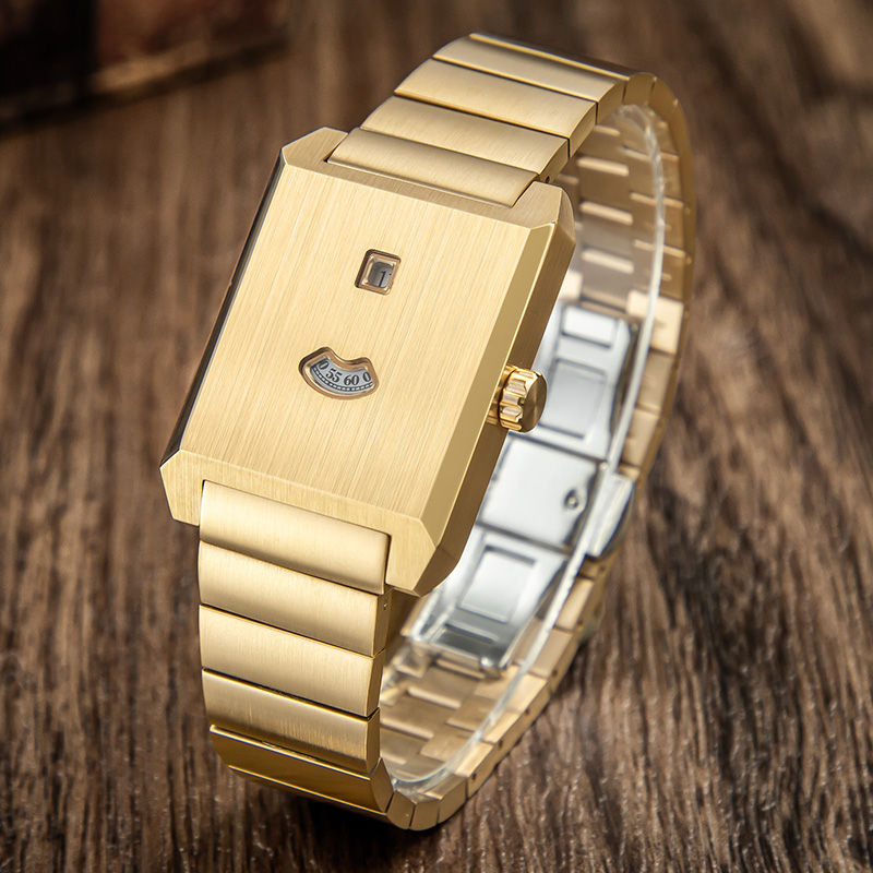 Luxury Brushed Easy Read Watch Jump Hour ODM Watches