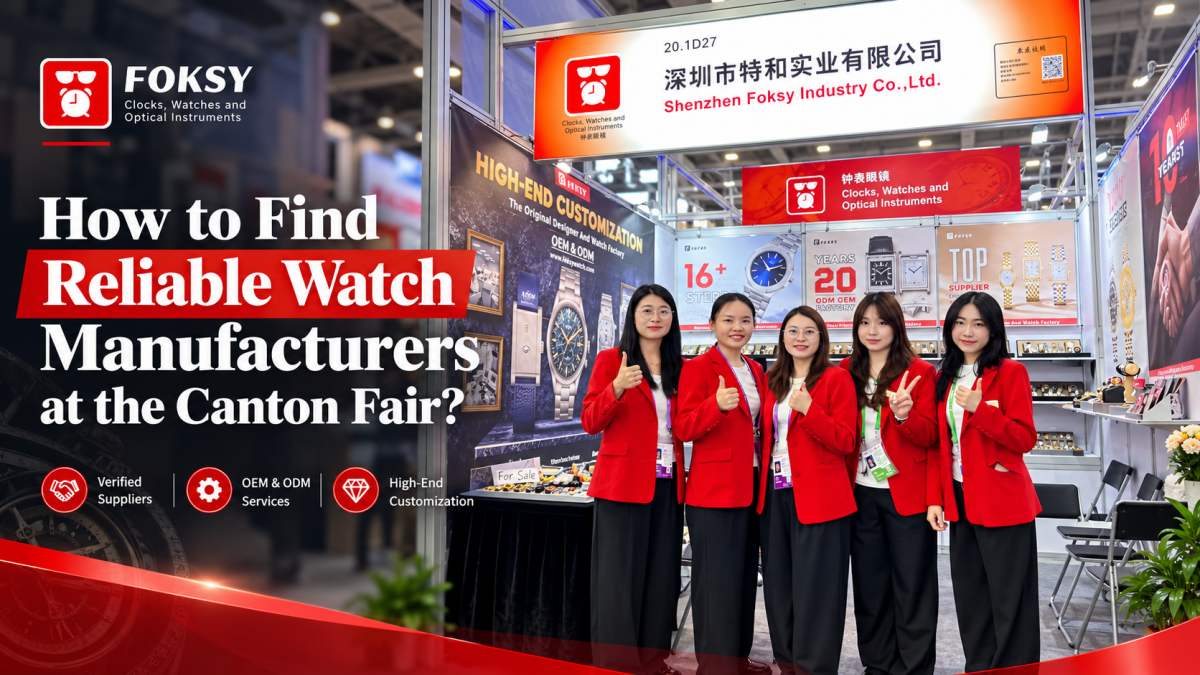 How to Find Reliable Watch Manufacturers at the Canton Fair?