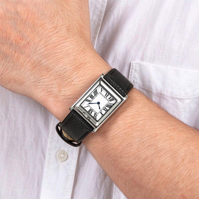 FOKSY Reversible Double Dial Dual Movement Quartz Custom Logo Watch 725-7-1001