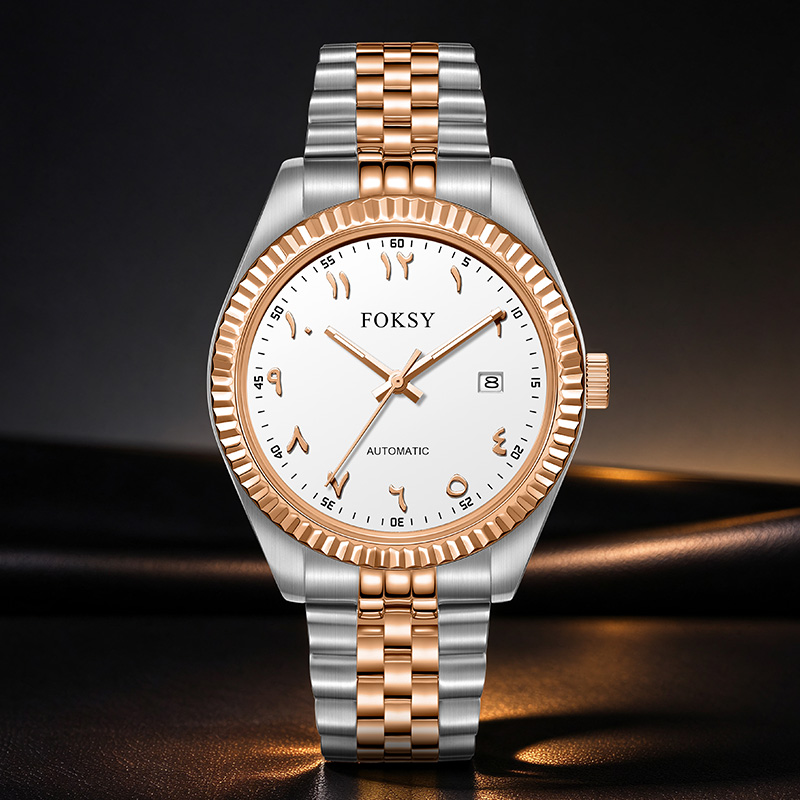 fluted bezel watch