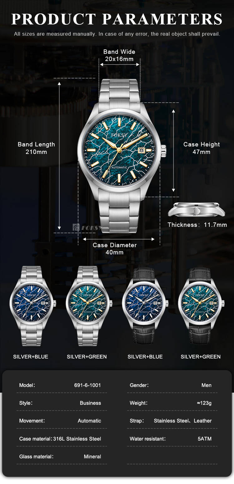 ,automatic men business watch parameter